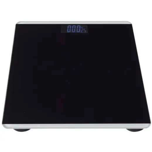 LCD Bathroom Scale Black Front